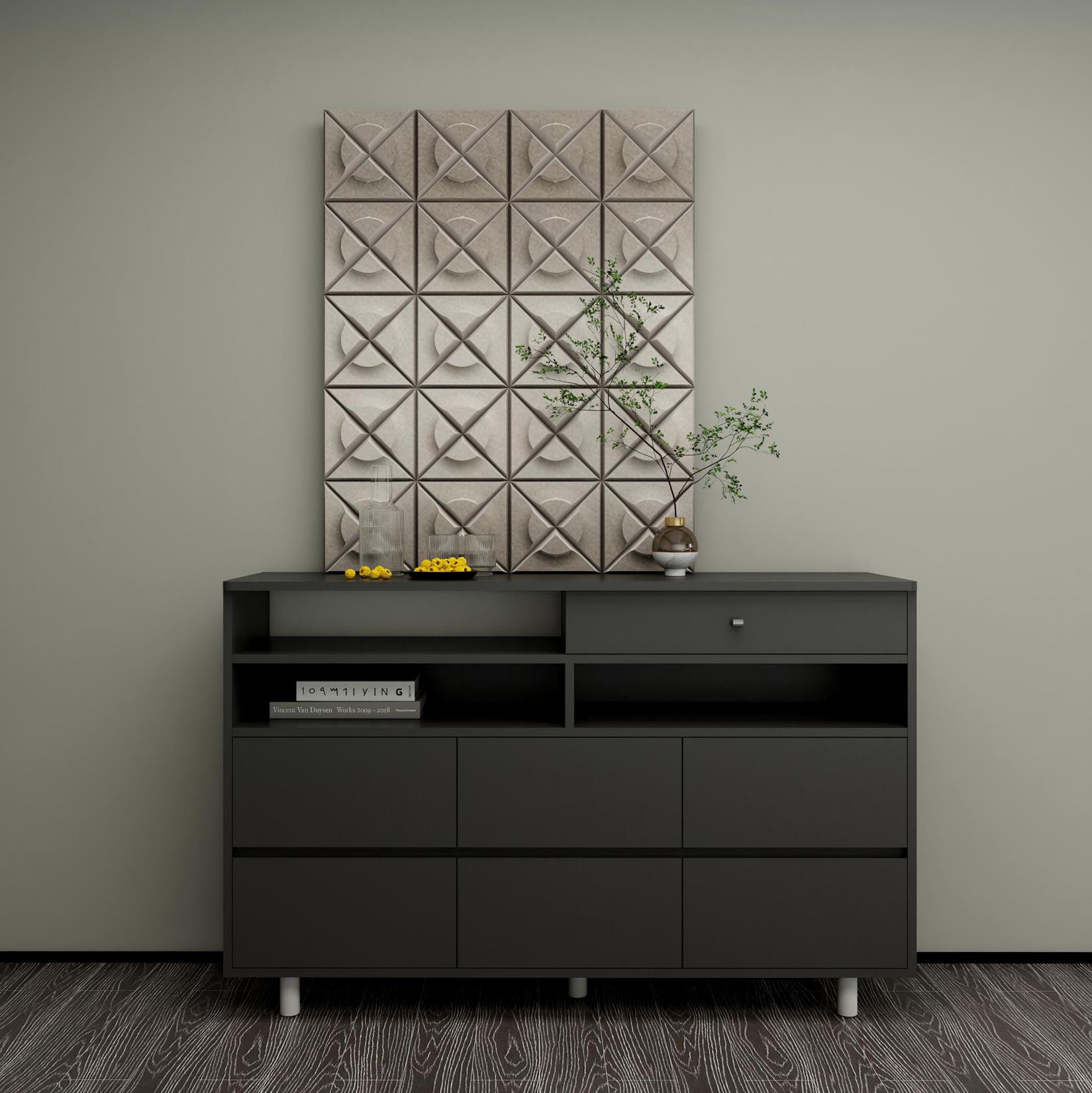 現代極簡七抽多功能鬥櫃