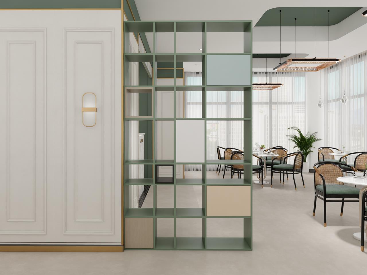 稚趣彩格繽紛置物隔斷櫃