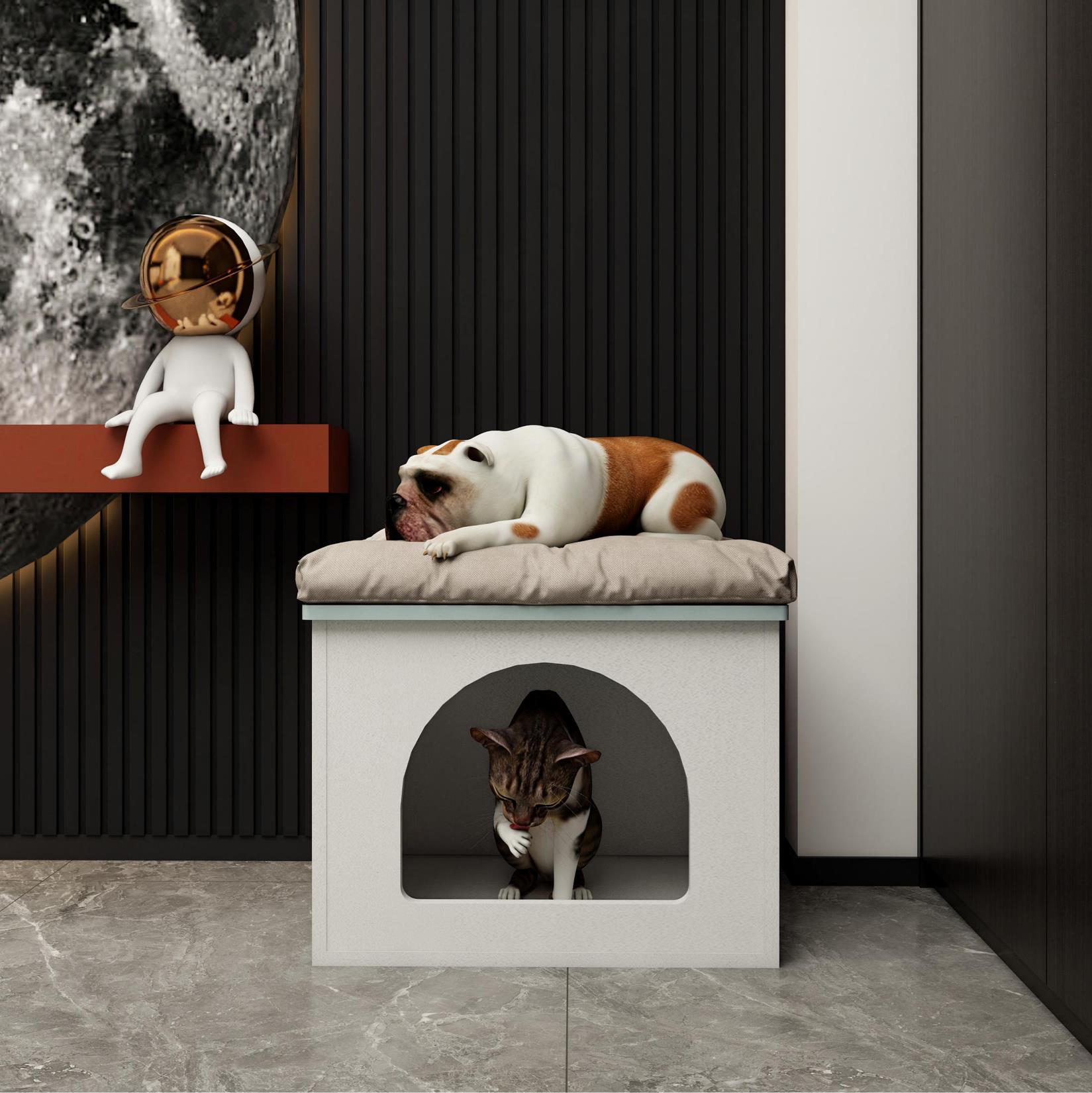 現代簡約拱門造型貓窩