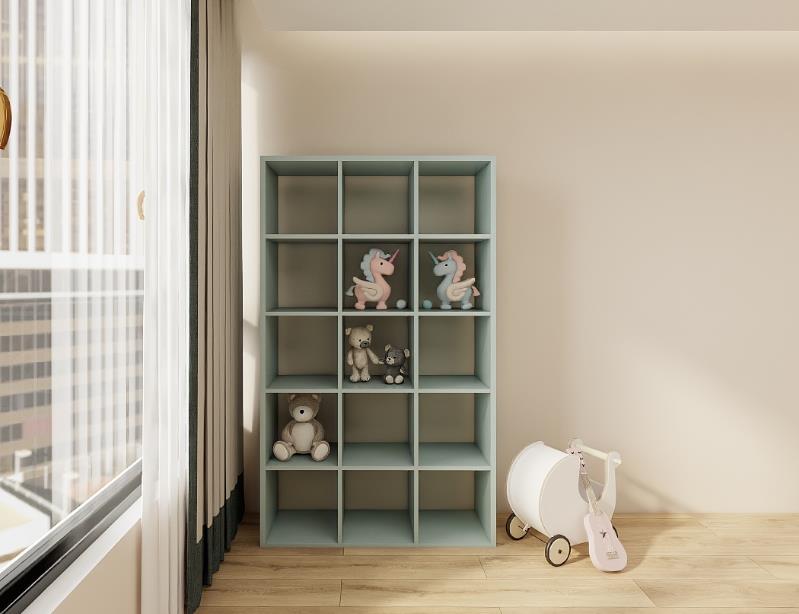 北歐邊櫃-25格隔間櫃-2