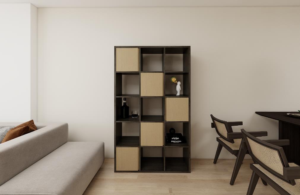 北歐邊櫃-25格隔間櫃-5